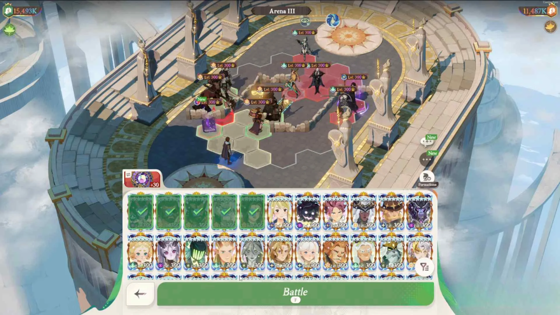 Team Compositions for Contess