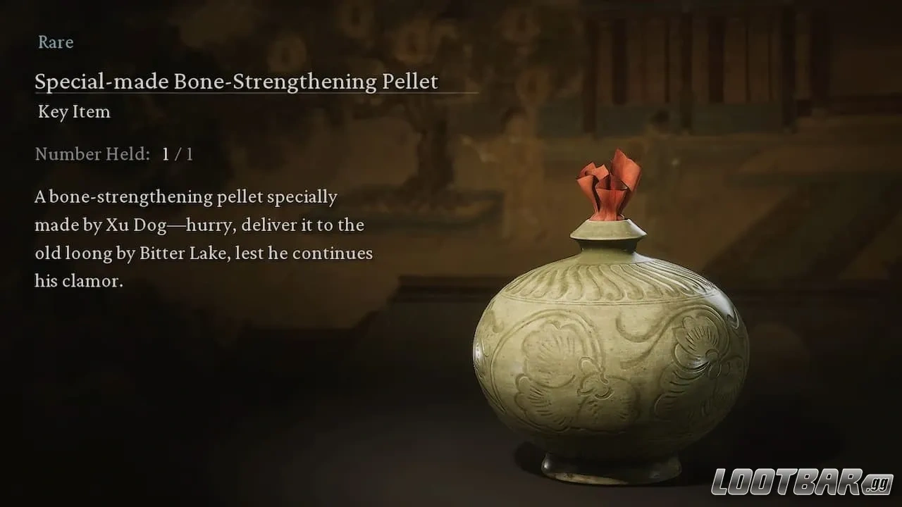 Píldora especial para fortalecer los huesos en Black Myth: Wukong