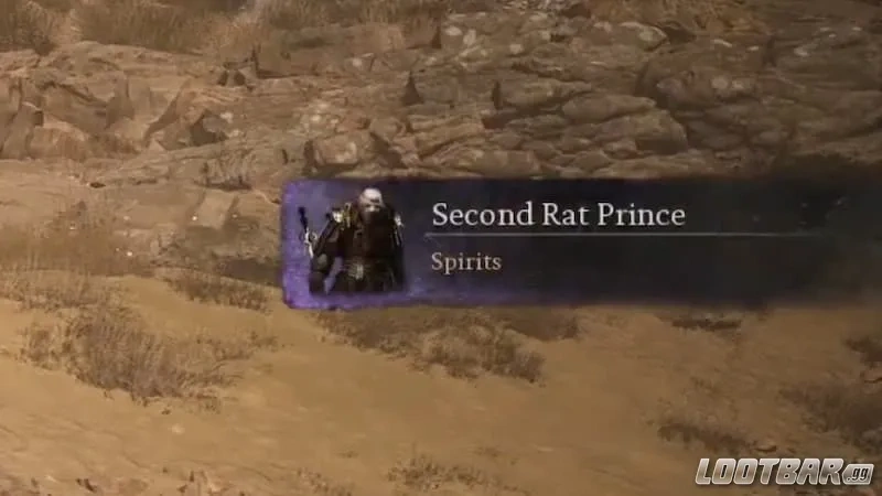 Second Rat Prince Spirit in Black Myth Wukong