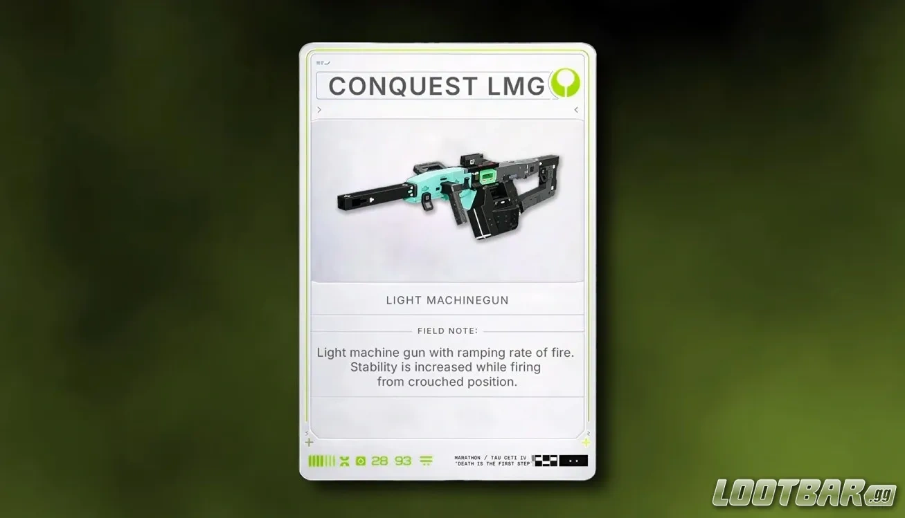 conquest LMG Marathon