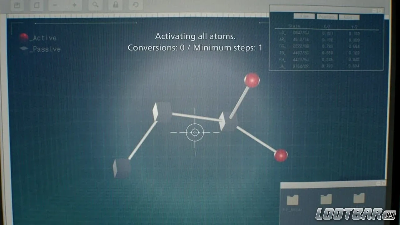 Blood sample puzzle in Resident Evil 9
