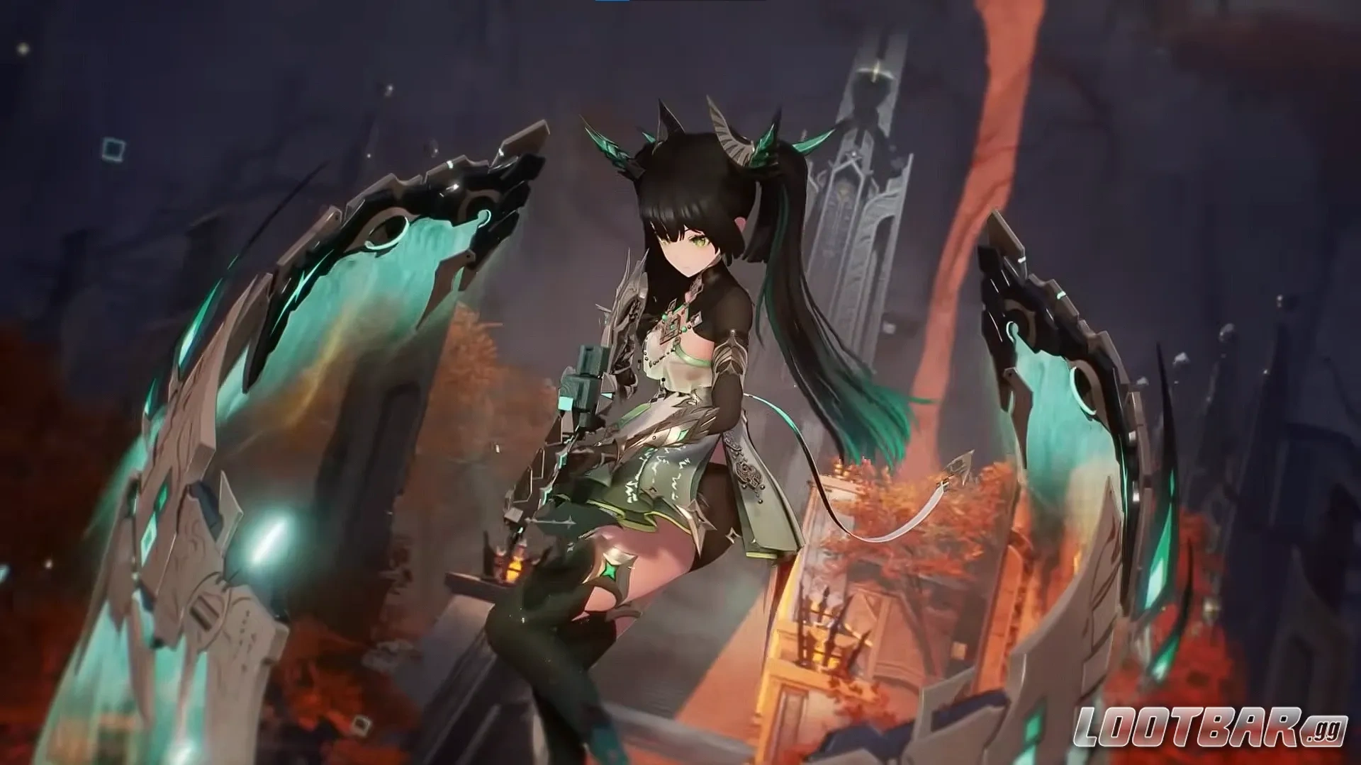 Su Yi in her flight, holding the Fledgeling's Gleam shotgun