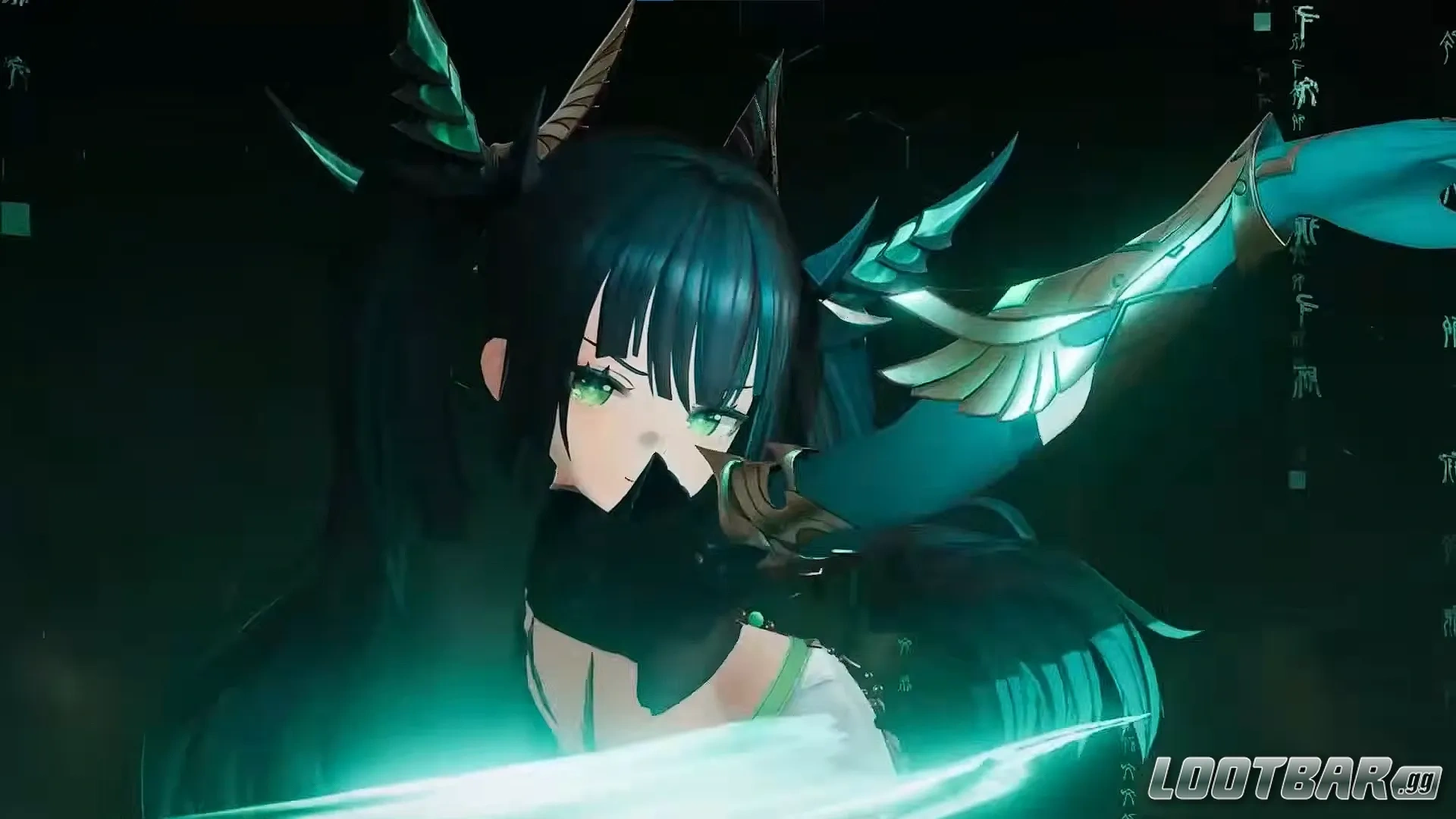 Su Yi in her ultimate skill casting animation