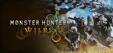 Steam key purchase concept image with Monster Hunter Wilds branding and discount tag
