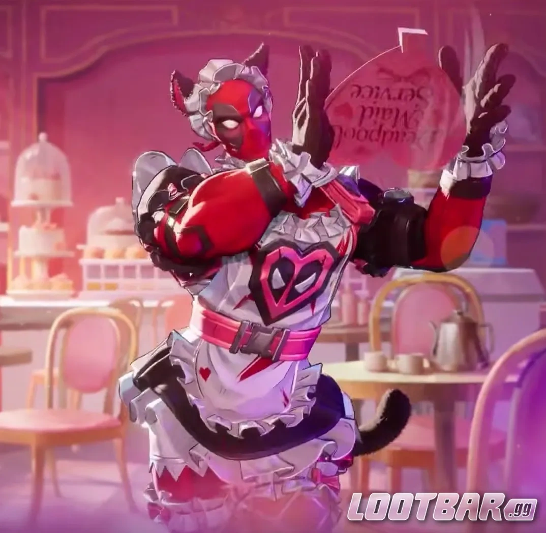 Дэдпул (Deadpool) в легендарном скине Maid-Pool в Marvel Rivals