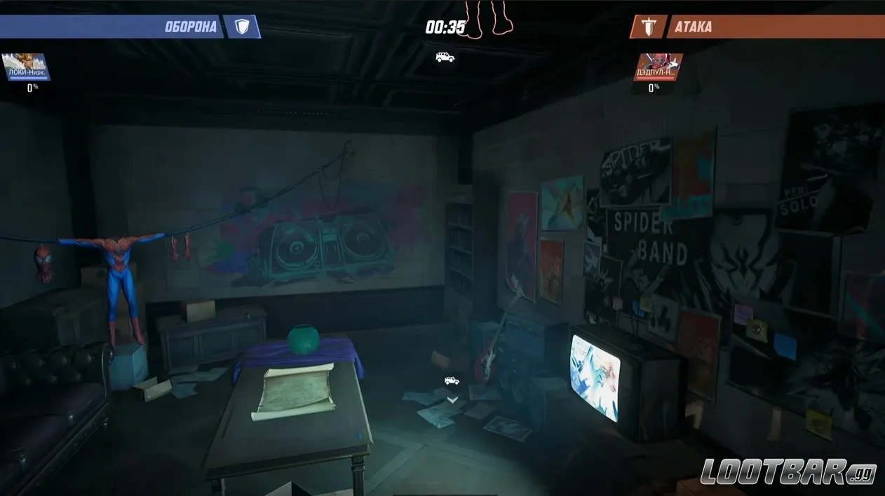 Пасхалки с Мистерио и Доктором Осьминогом на карте Lower Manhattan в Marvel Rivals