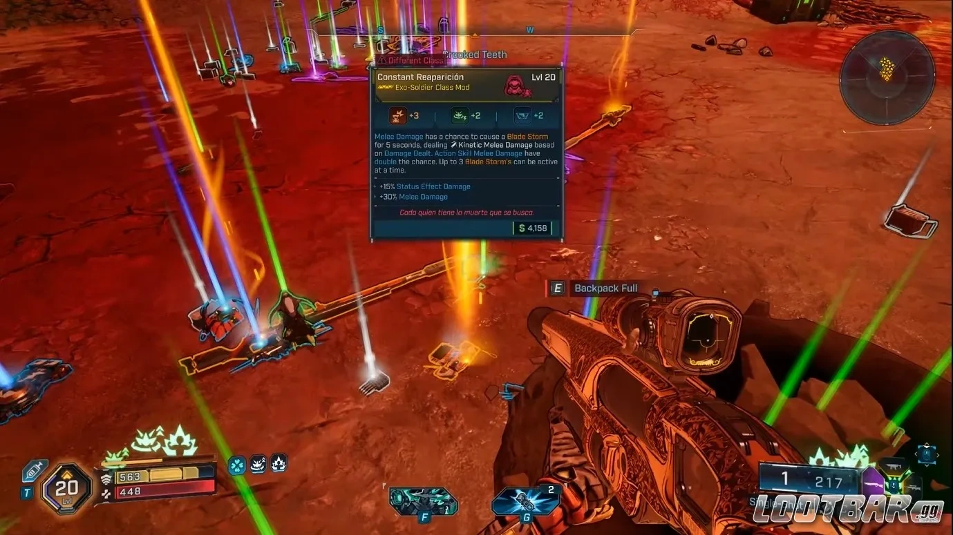 constant Reaparici&oacute;n loot