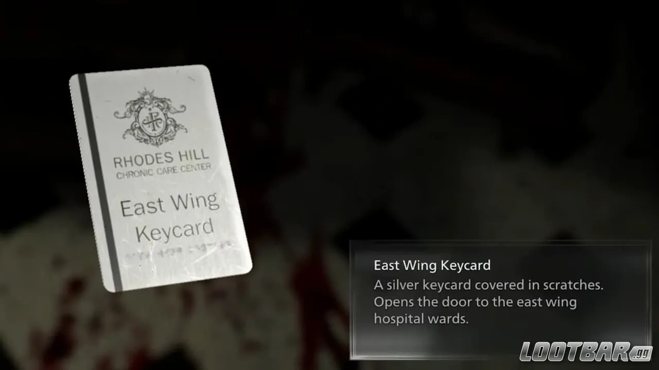 East wing keycard Re9