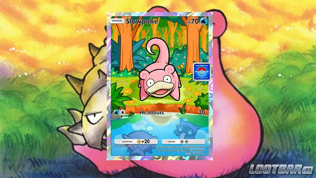 The promo Slowbro card