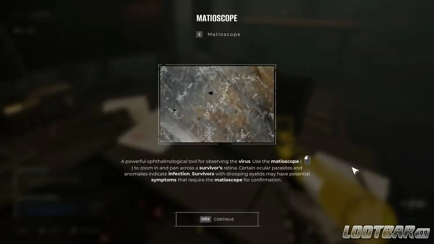 quarantine zone the last check matioscope