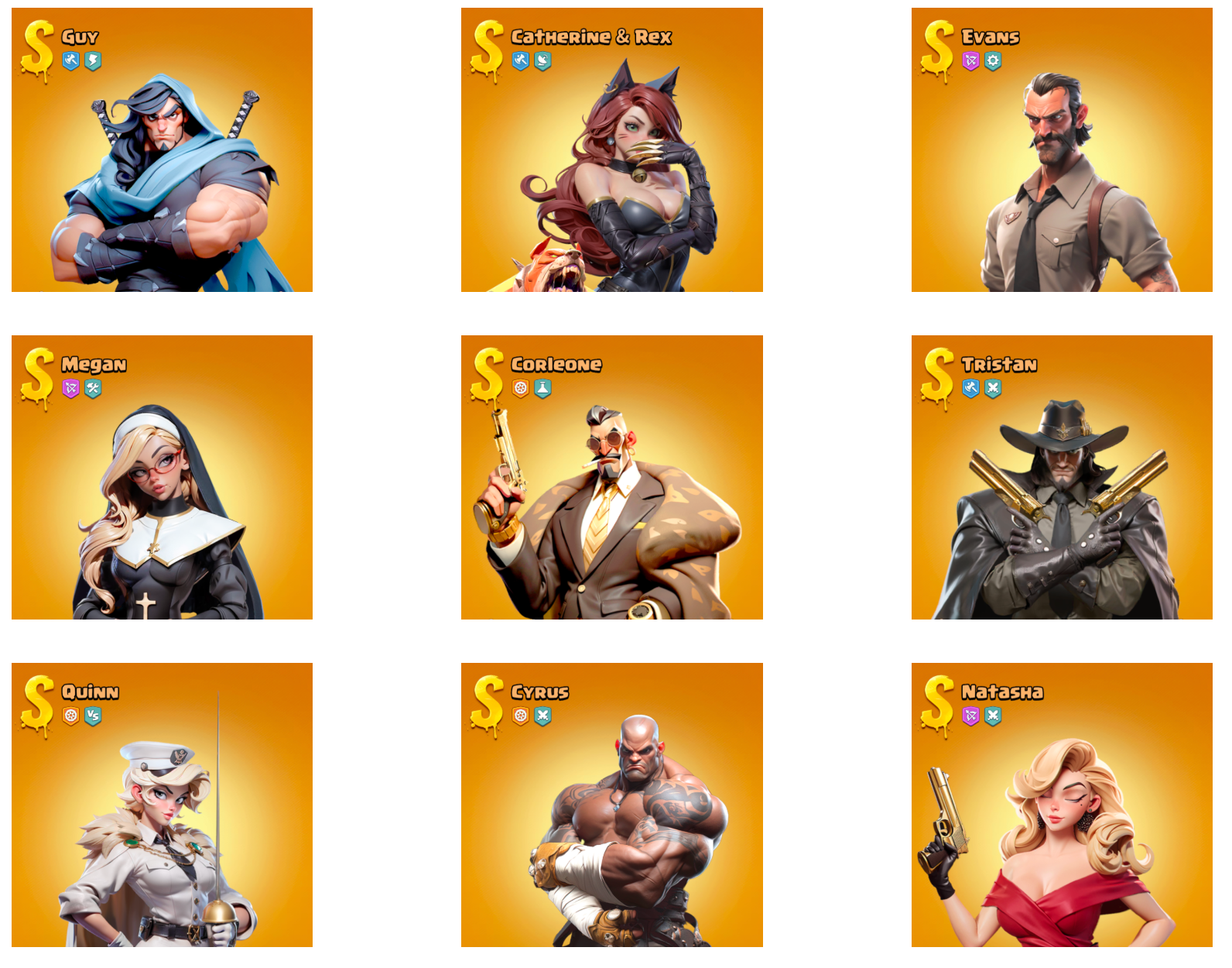 Dark War Survival hero list