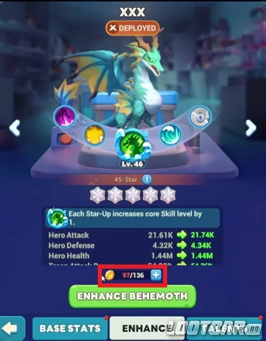 Ресурс - клетки для прокачки титанов в Tiles Survive