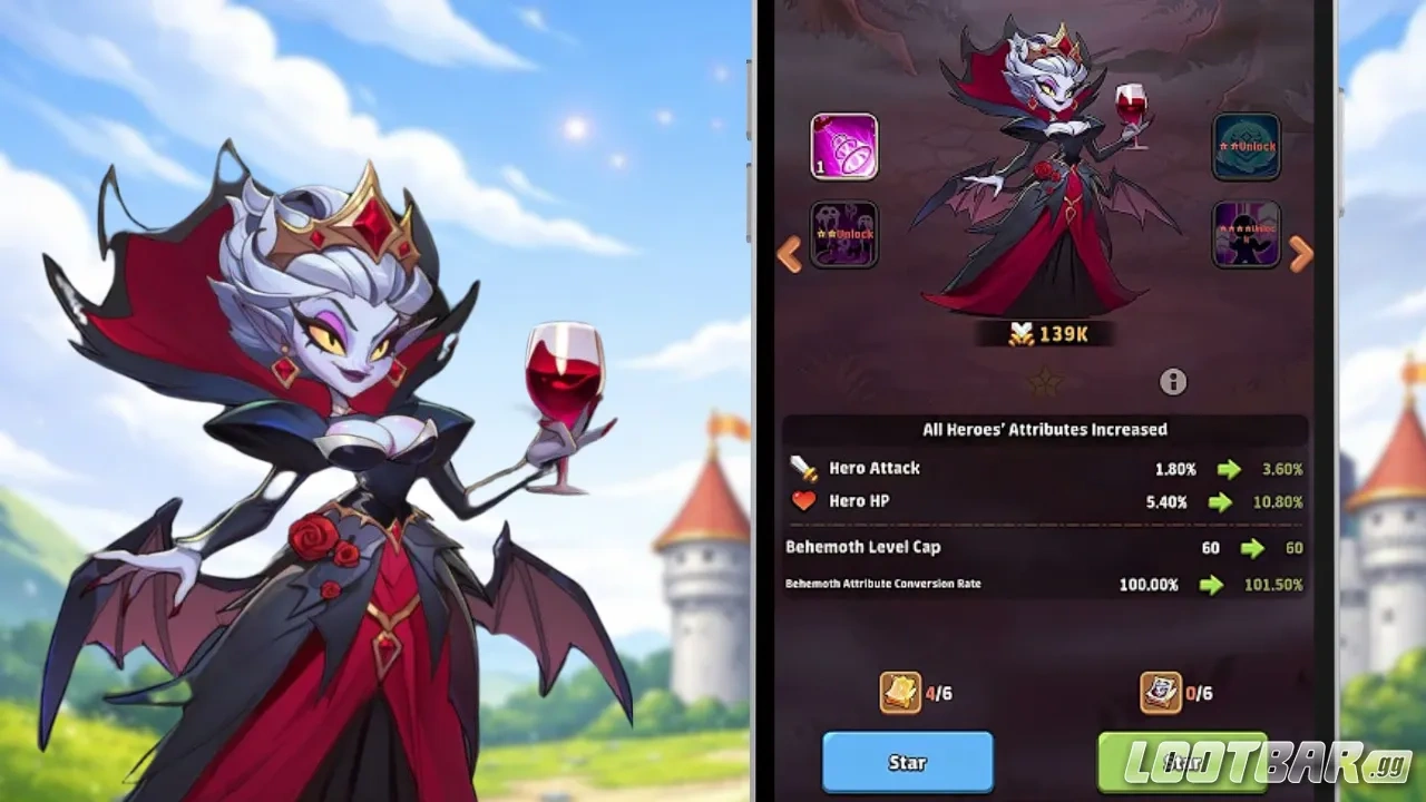 Bloodmoon Queen Stats Top Heroes