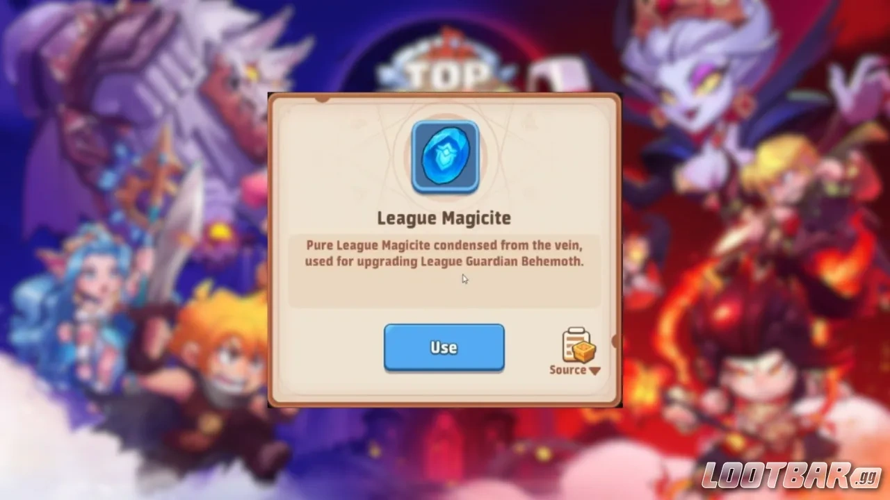 League Magicite Top Heroes