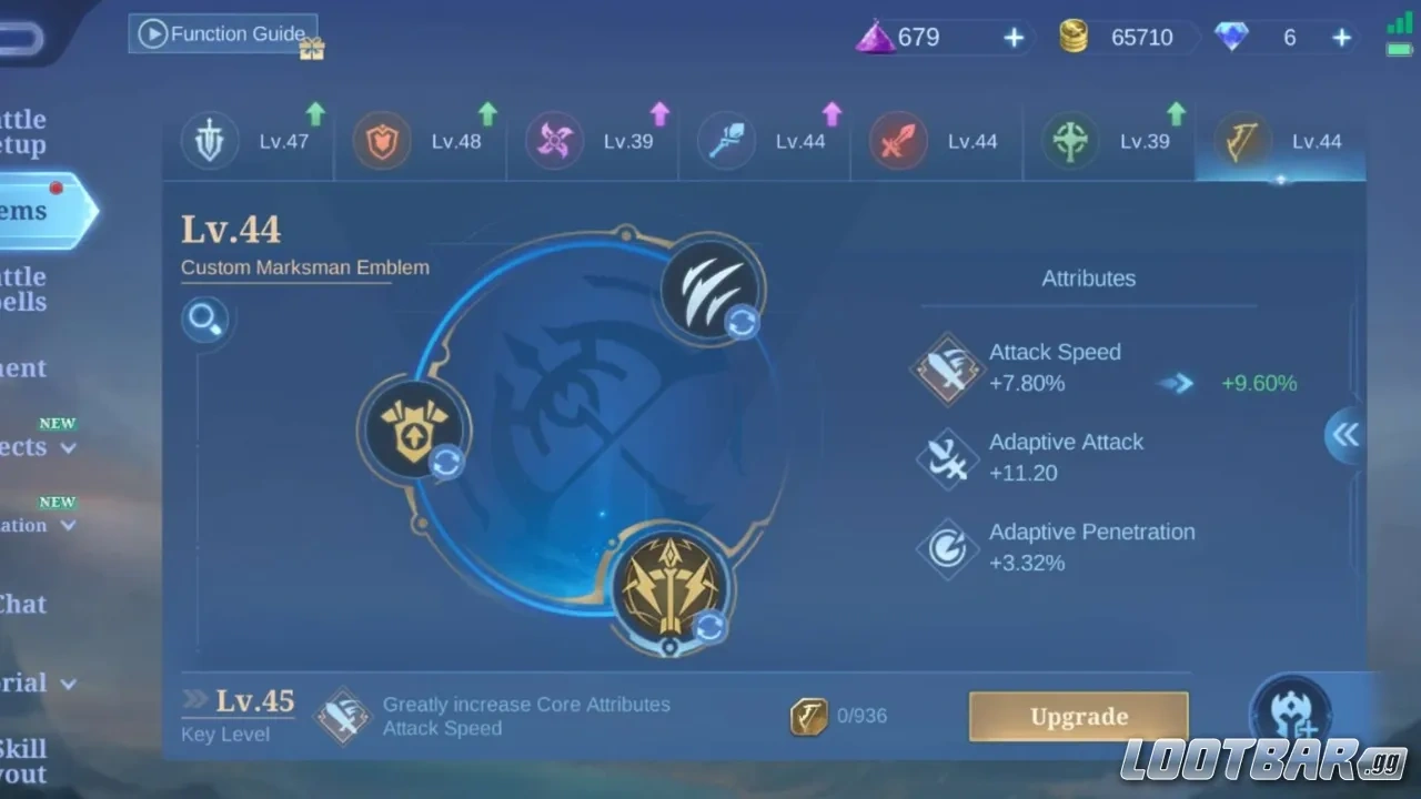 Marksman Emblem Setup