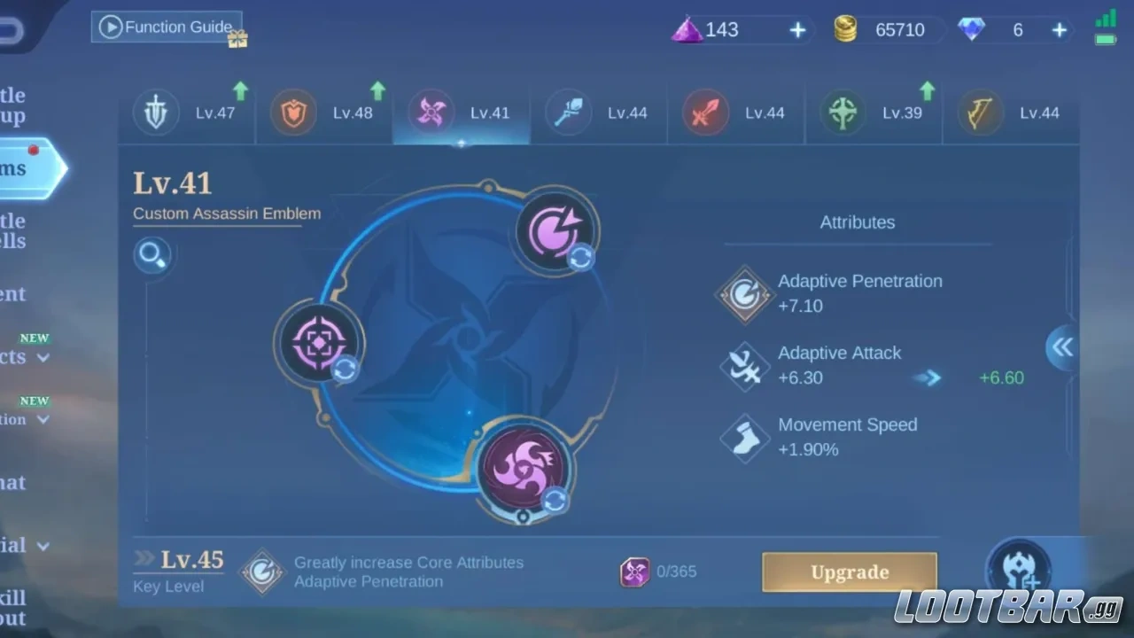 Assasin Emblem Setup