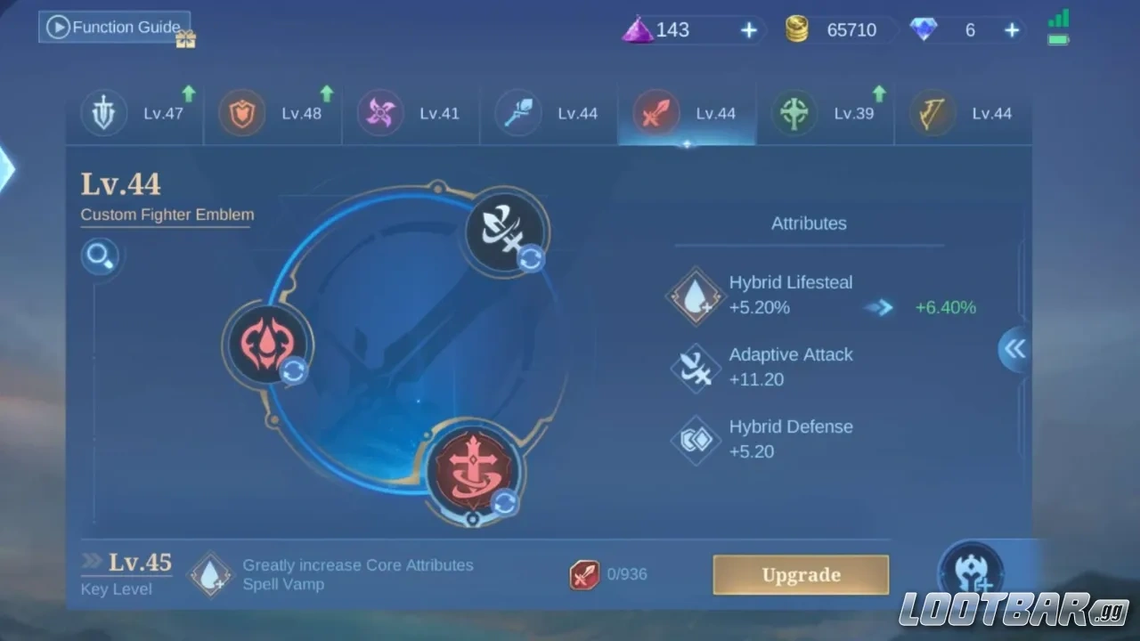 Fighter Emblem setup