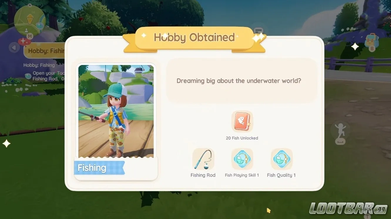 Fishing hobby unlock in heartopia