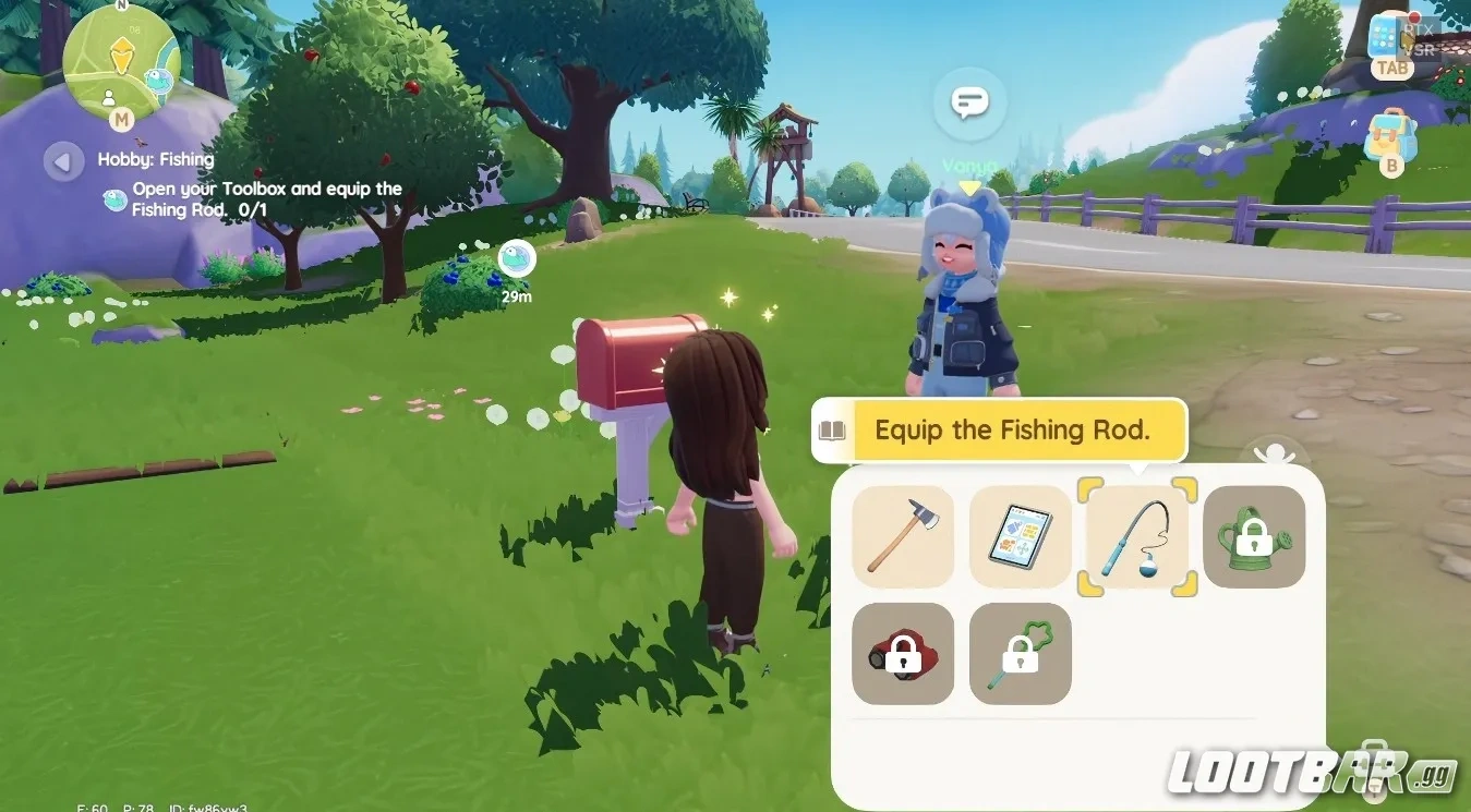 Fishing rod in heartopia