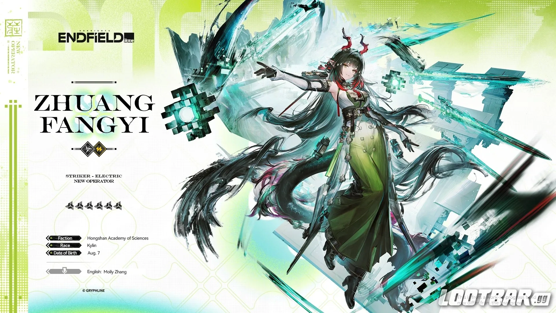 Zhuang Fangyi Operator Profile