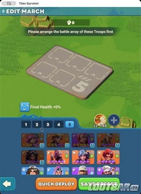 Объяснение механики: при пустых маршевых слотах дома нет войск, а значит врагу некого убивать