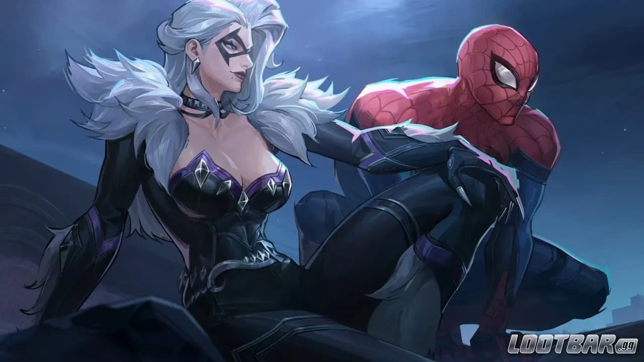 Spider-Man and Black Cat in Marvel Rivals