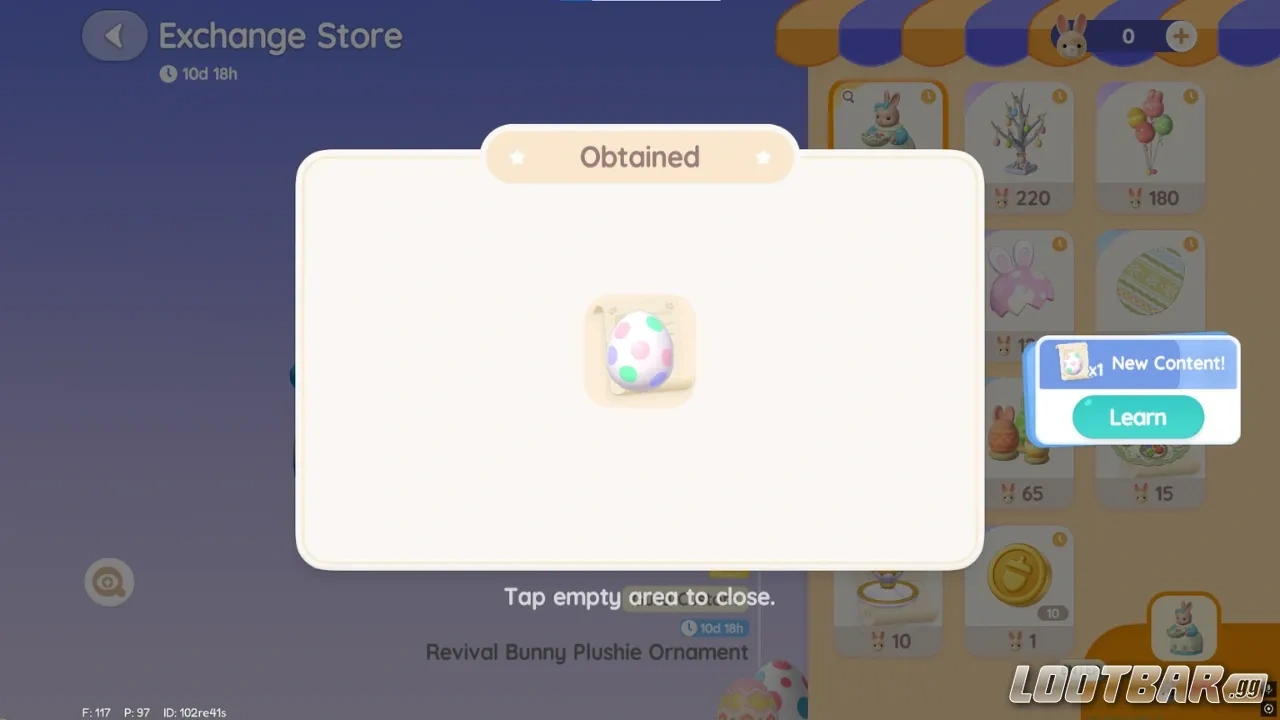 Hand-Painted Easter Egg