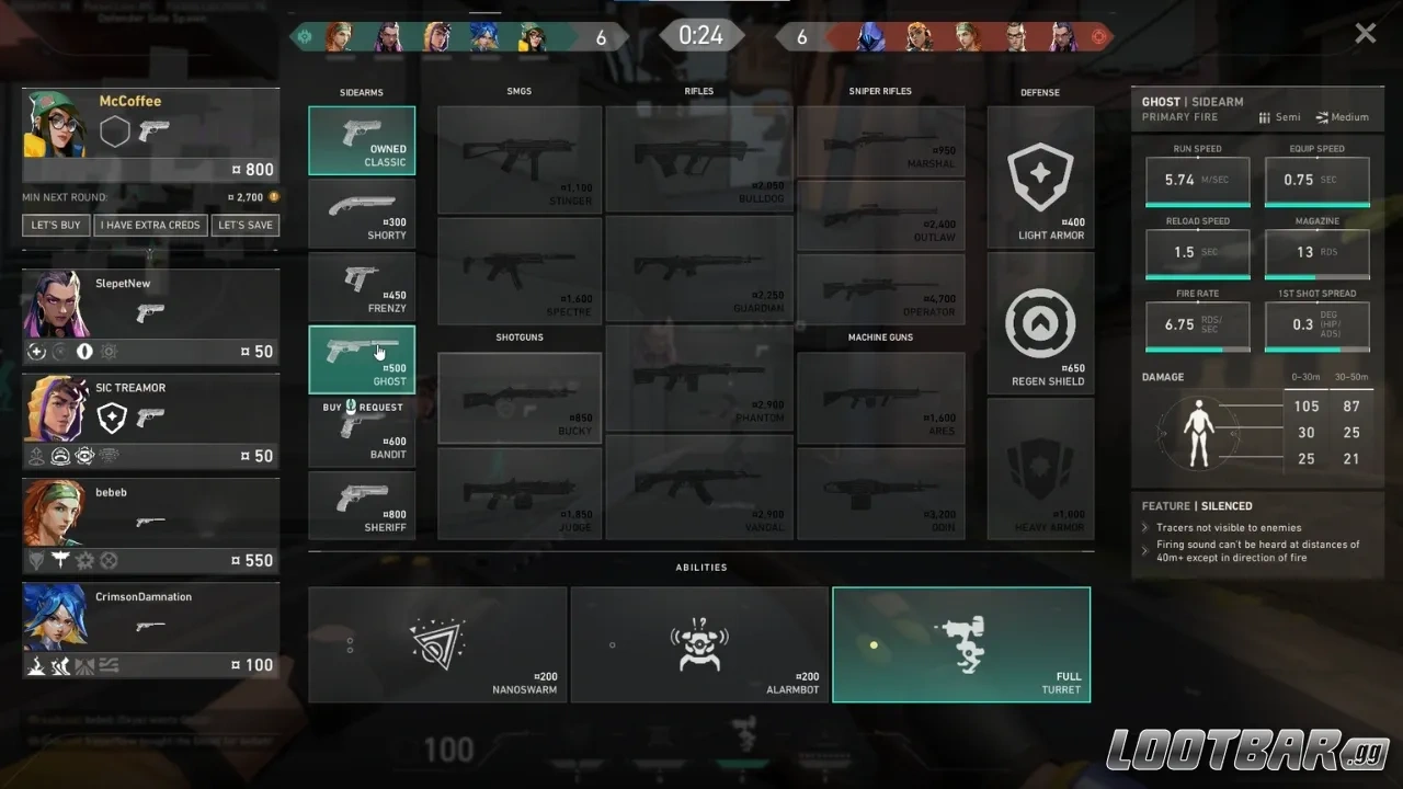 Pistol Round Valorant