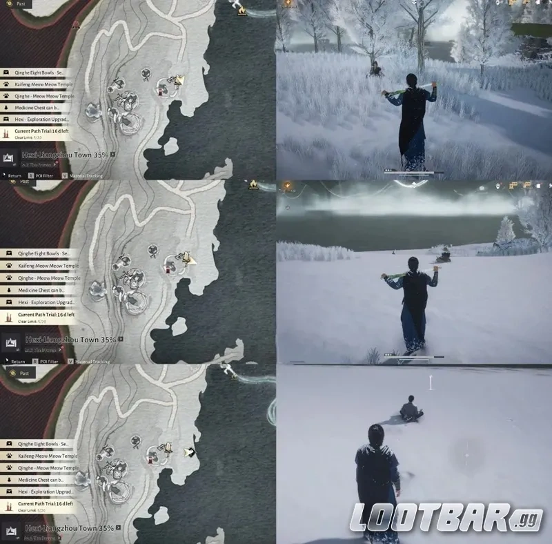 Where Winds Meet Qinchuan Map