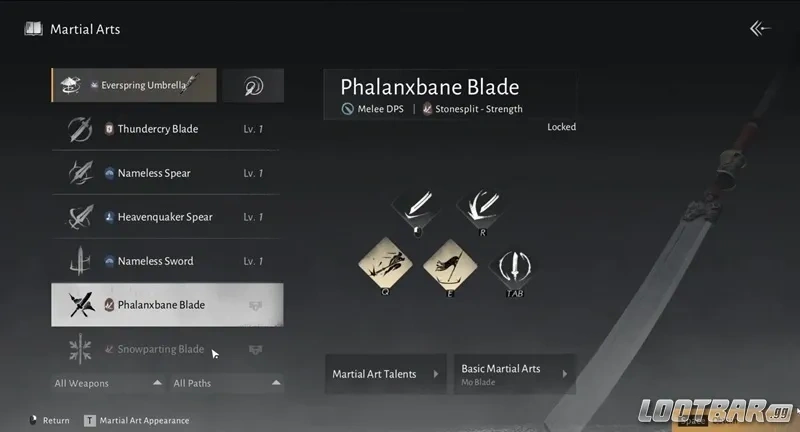 Where Winds Meet Phalanx Bone Blade