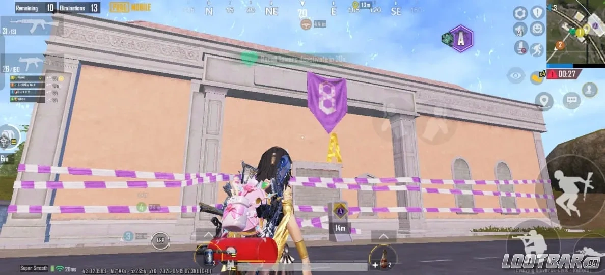 Exterior of an A-rank vault. The seal is visible and unbroken