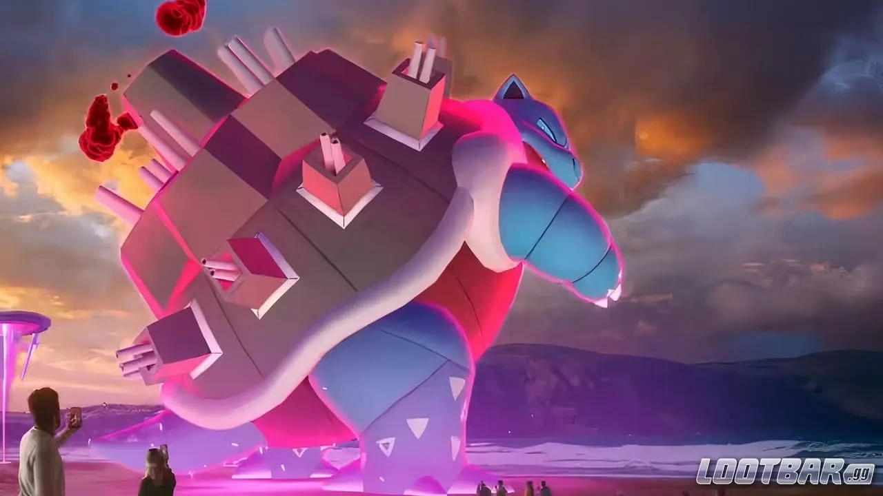 Blastoise Gigamax en Pokémon GO