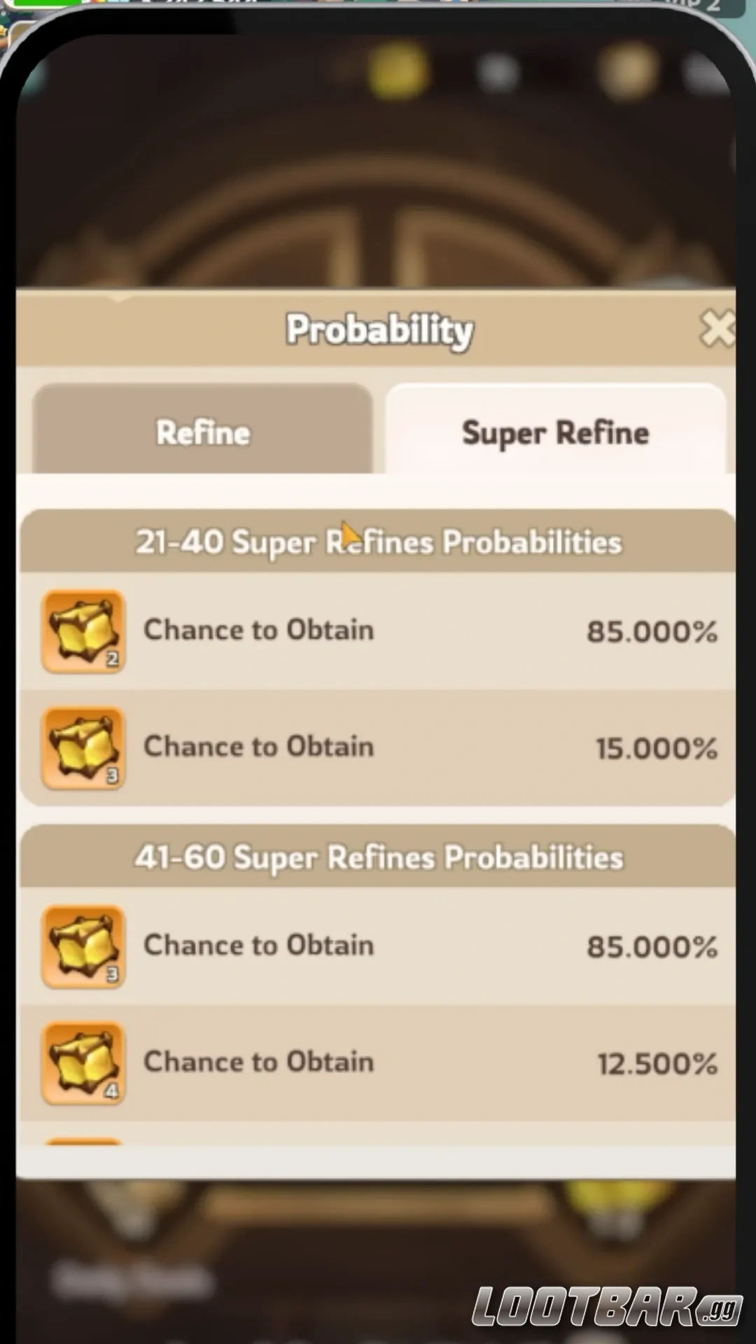 Super Refine Probability