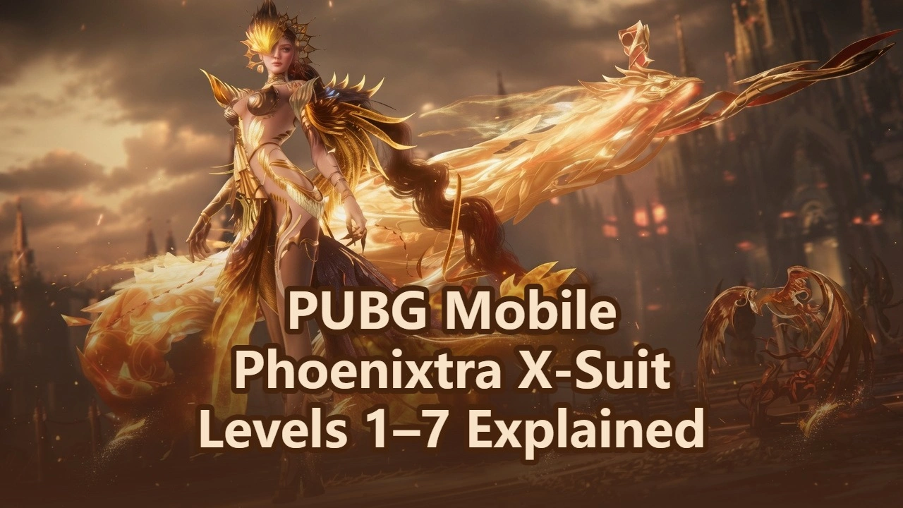 PUBG Mobile Phoenixtra X-Suit Levels 1–7 Explained