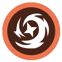 flaming clawprint icon