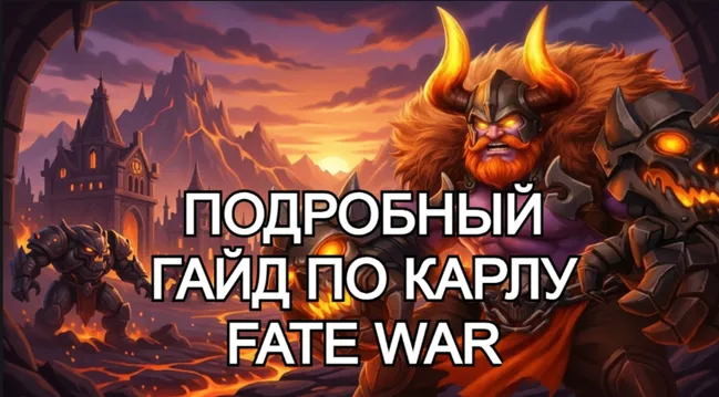 Подробный гайд по Карлу в Fate War