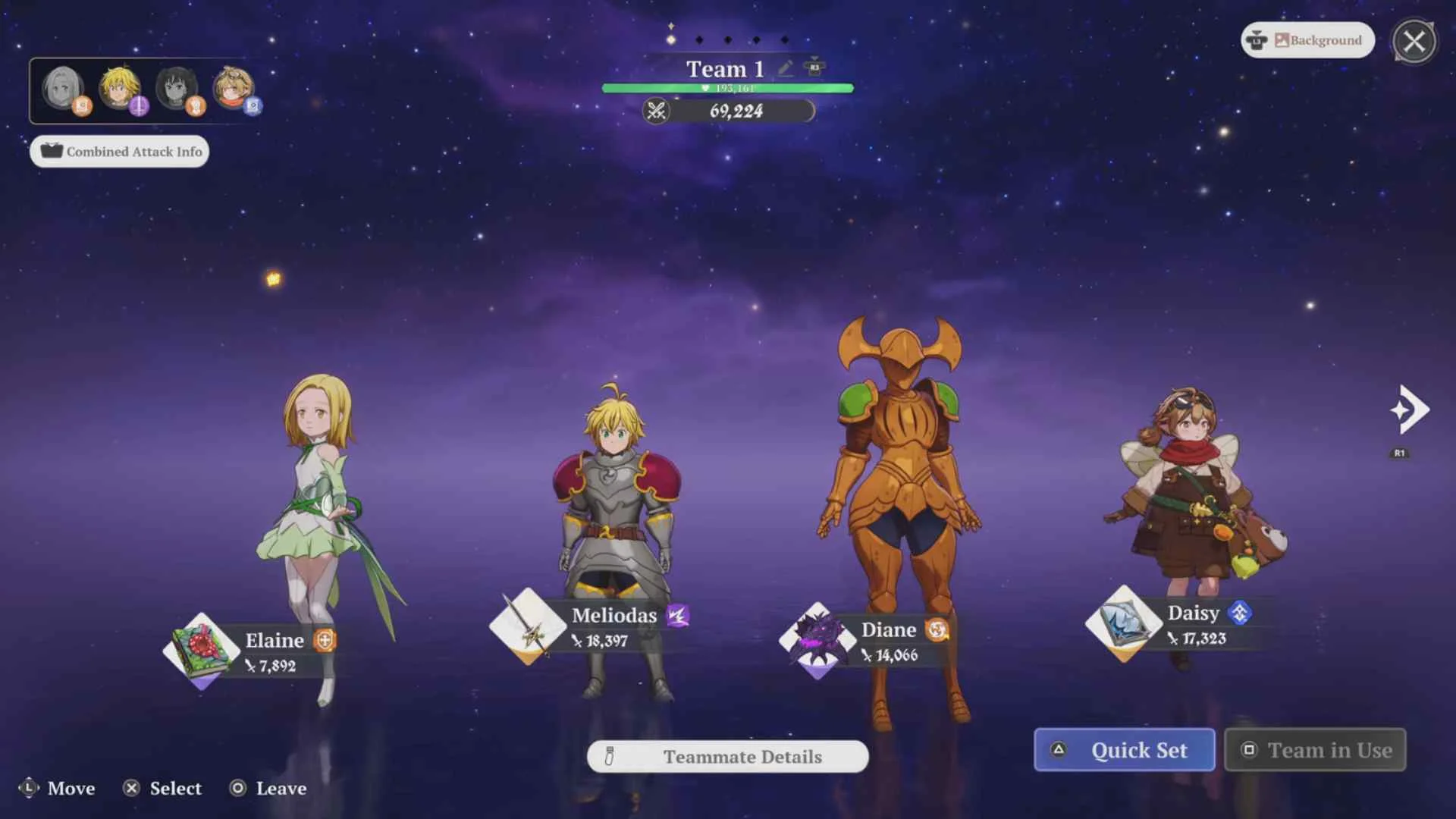 The Seven Deadly Sins Origin Daisy Teams