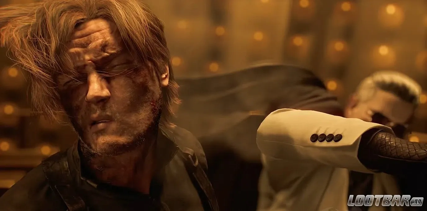 Leon Fighting Zeno in RE9