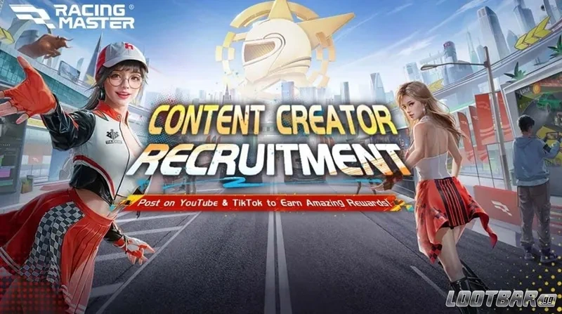 Racing Master Content Creator Recruitment