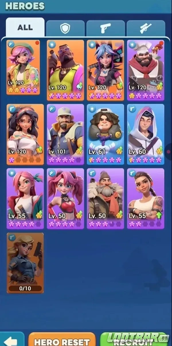 Tiles Survive Heroes 