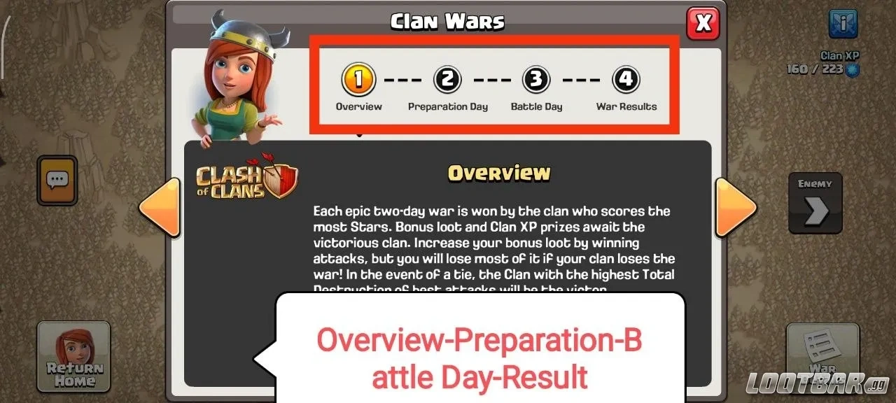 Preparation to Reult Clan War