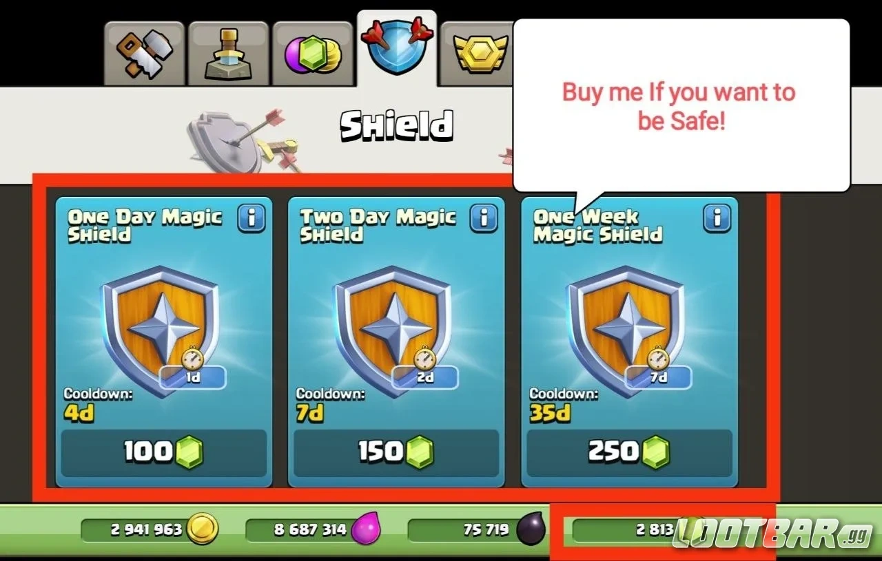 Shields for the Base