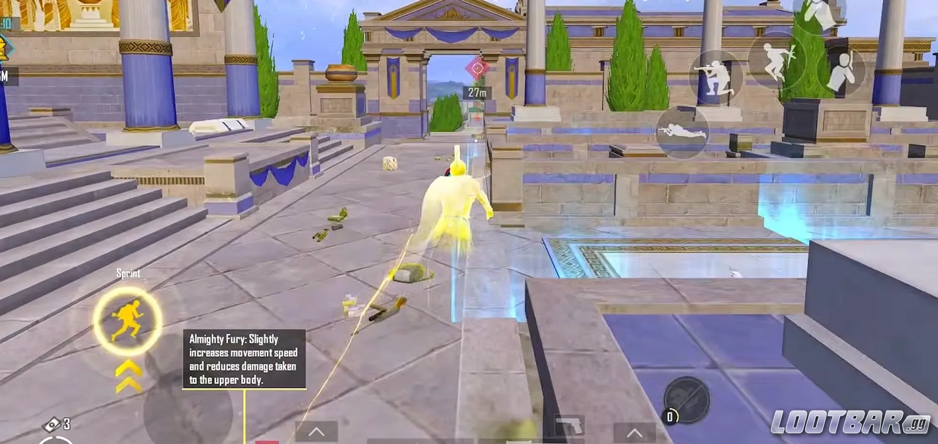 Dashing using the heart of fury