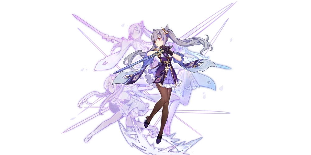 Keqing pull art