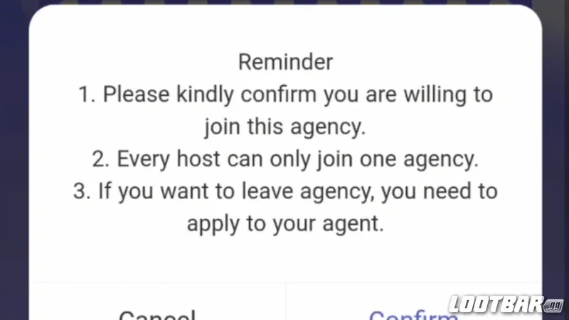 Joining a Poppo Live agency