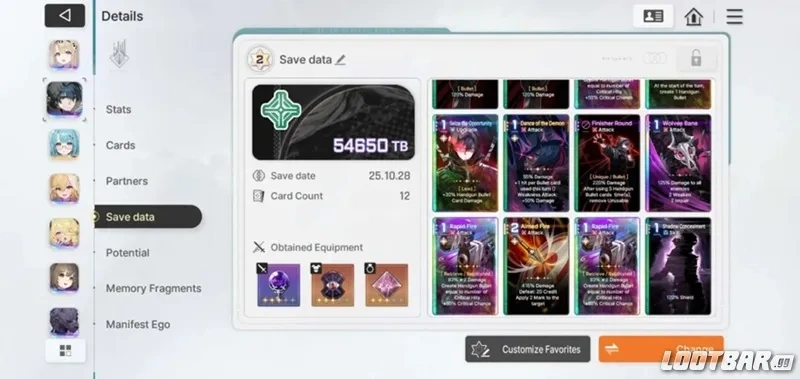 Chaos Zero Nightmare Persona System