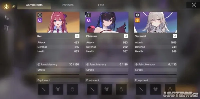 Chaos Zero Nightmare Faint Memory System