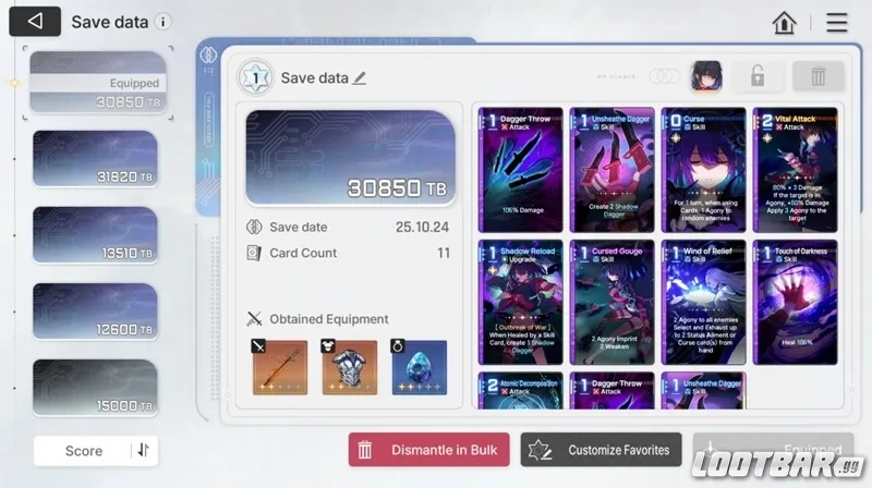 Chaos Zero Nightmare Tressa “Shadow” Build