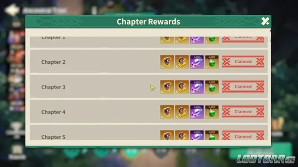 Chapter or quest