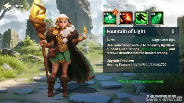 Skill upgrade